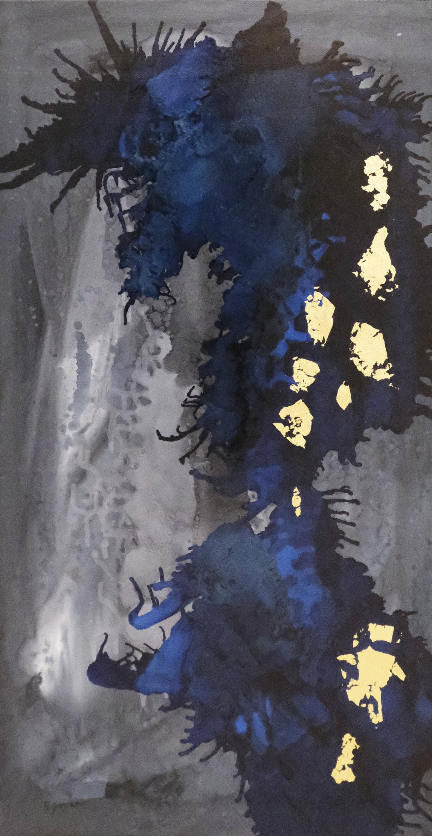 Le bleu marine - 30'' x 15''