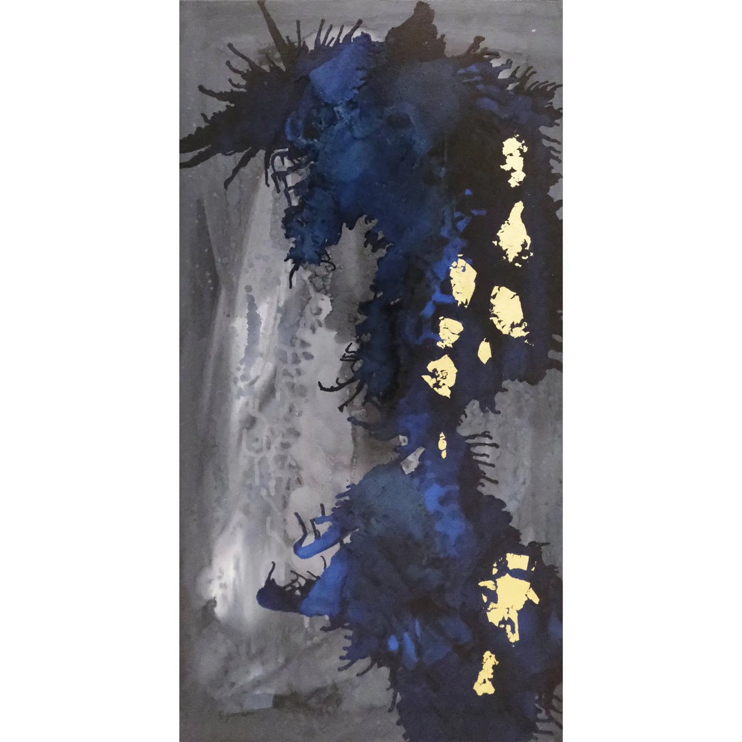 Le bleu marine - 30'' x 15''