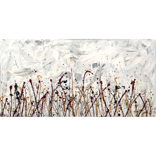 Le temps est précieux - 24'' x 48''
